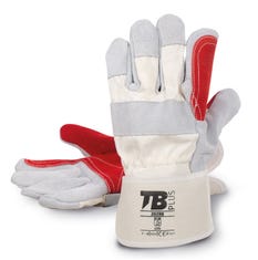 202RB leather glove with mechanical and heat resistant reinforcement
