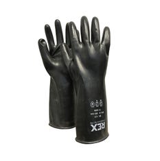 BX-0,5 black butyl chemical glove, 0.5 mm thick
