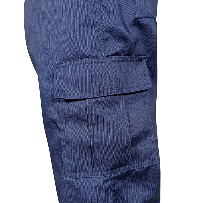 Pantalon à haute visibilité combiné coupe standard DOVER HV TROUSERS ORANGE-NAVY